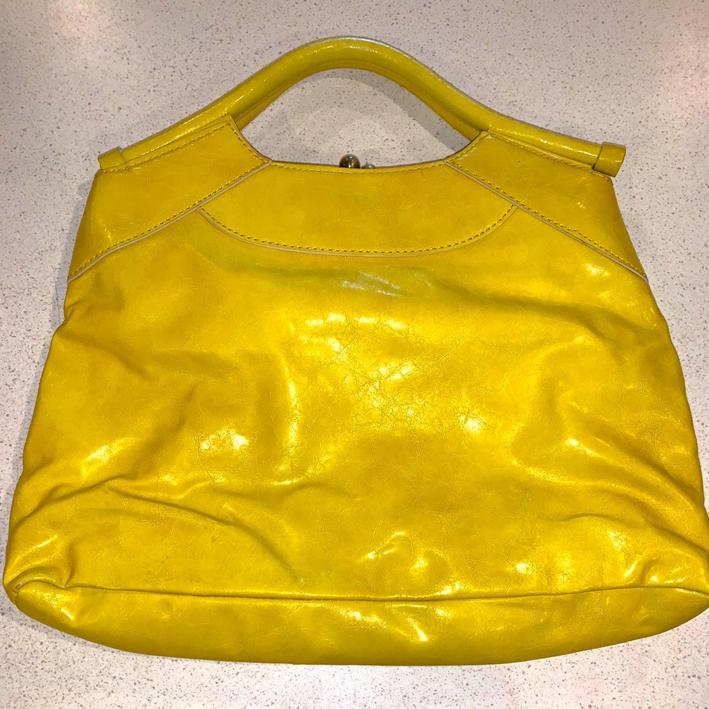 Yellow purse!  Looks new- very clean
